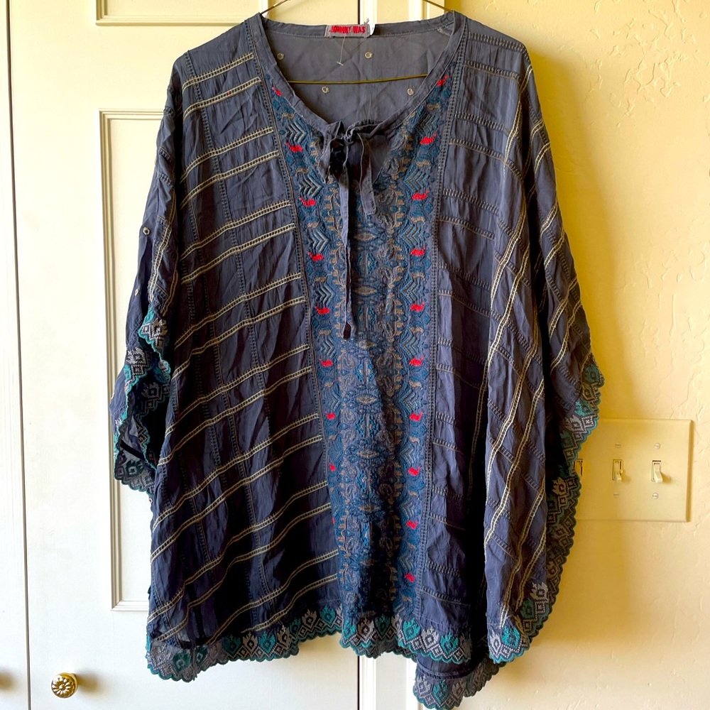 Johnny Was Tunic Shirt Size Small